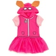 thumbnail image 4 of Paw Patrol Skye Hooded Cosplay T-Shirt Dress and Leggings Outfit Set Toddler to Little Kid, 4 of 5