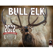 2022 Monster Bull Elk Signature Series Wall Calendar 16-Month X-Large Size 14x22, Big Elk Calendar by The KING Company-Monster Calendars
