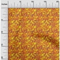 thumbnail image 1 of oneOone Silk Tabby Orange Fabric Batik Diy Clothing Quilting Fabric Prints Fabric By Yards 42 Inches Wide, 1 of 4