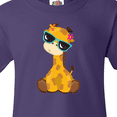 thumbnail image 4 of Inktastic Giraffe With Blue Sunglasses, Cute Giraffe Youth T-Shirt, 4 of 5