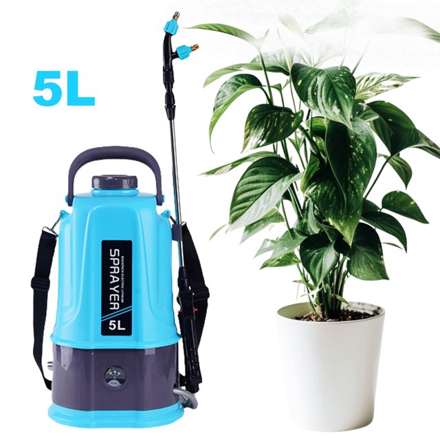 5L Batería Puletador para Rociador Jardín Recargable Césped Y (UE) Rojo