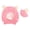 Pink, variant on Cartoon Bear Ear Knit Hat for Dogs Lovely Small Dog Costume Hat for Birthday Party Dogs Hat Cat Props