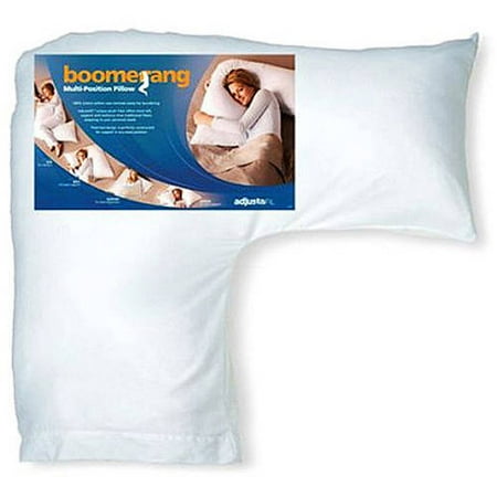 Beautyrest Boomerang Pillow with Removable Cover 15" x 32