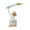 White - 13cm, variant on Cute Garden Statue with Leaf Umbrella 5.1" Weatherproof Resin Animal Sculpture for Patio Lawn & Home Decor - 8519 White