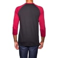 thumbnail image 2 of Victorious Men's Baseball Raglan T-Shirt 3/4 Sleeves Jersey, 2 of 4