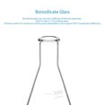 thumbnail image 3 of StonyLab 1 pack Glass 2000 ml Heavy Wall Narrow Mouth Erlenmeyer Flasks with Heavy Duty Rim, 3 of 7
