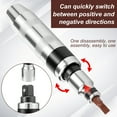 thumbnail image 4 of Hand Impact Screwdriver Set Safe Manual Reversible Impact Driver Tool with Bits for Loosening Rusted and Frozen Screws-silver-, 4 of 9