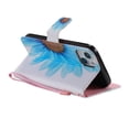 thumbnail image 2 of Allytech Flip PU Leather Case for iPhone 14 Plus 5G 2022 (6.1 inch), Hands Free Stand Magnetic Closure TPU Bumper Anti-Scratch Case for Apple iPhone 14 Plus, Blue Sunflower, 2 of 5