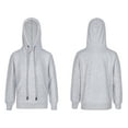thumbnail image 2 of renvena Girls Casual Hooded Jumpers Pullover Hoodie Long Sleeve Sweatshirts with Pocket 3-14 Grey 5-6, 2 of 7