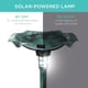 thumbnail image 2 of Fuente de baño con pedestal para pájaros con luz solar para exteriores, verde, 2 of 7