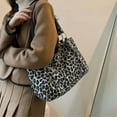 thumbnail image 6 of Txmasen Large Capacity Bag Crossbody Bag Leopard Print Shoulder Bag Tote Bag Black, 6 of 10