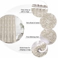 thumbnail image 6 of Beige Damask Waterproof Fabric Shower Curtain,Vintage Country Scroll Floral Patterned Waterproof Fabric Shower Curtain for Bathroom Curtains Bathtubs Hotel Shower Curtains with 12 Hooks Stall 54x78in, 6 of 8
