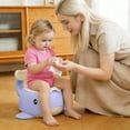 thumbnail image 6 of Ergonomic Toddler Travel Potty Lightweight Quick Clean Portable Indoor Outdoor Kids Toilet Training, 6 of 7
