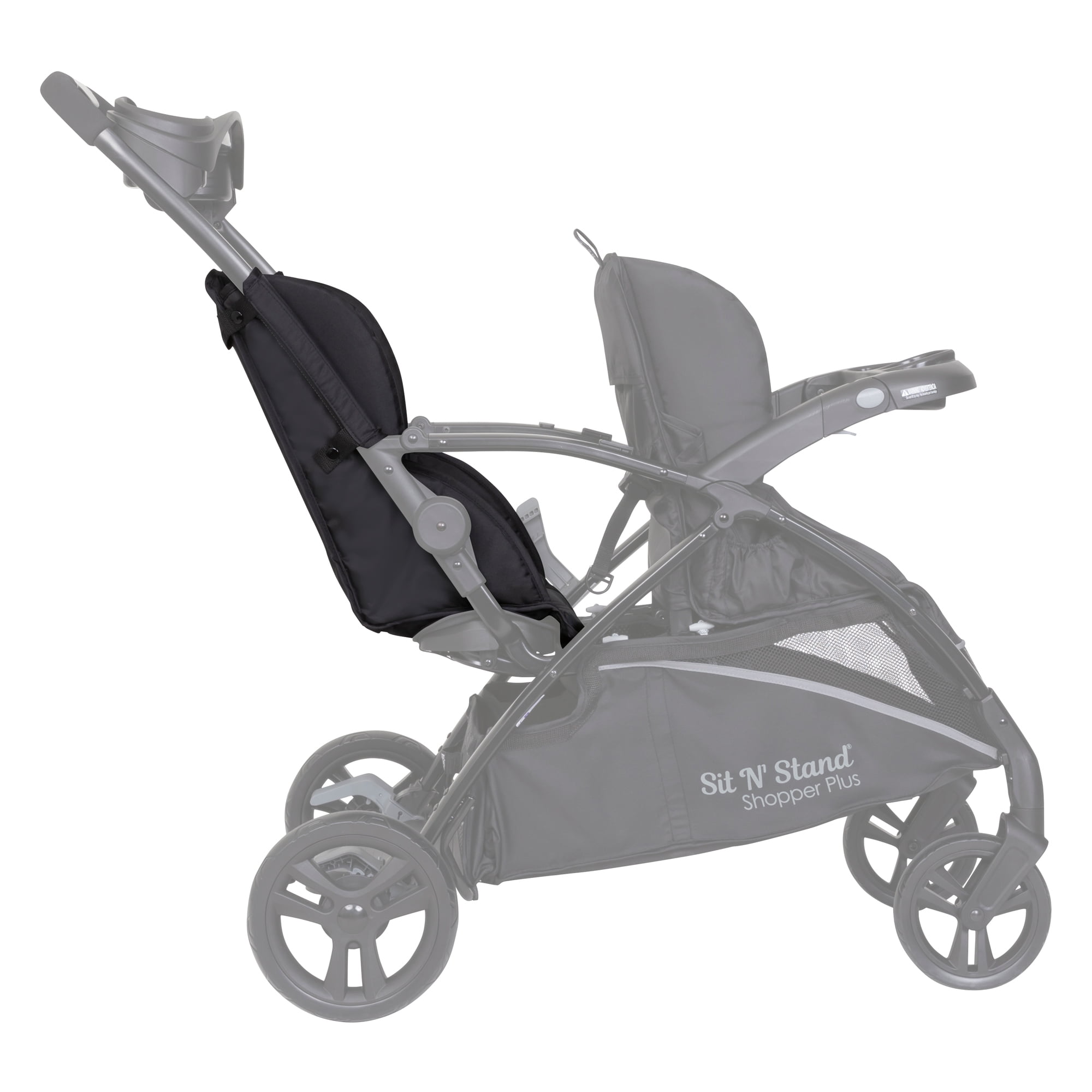 Baby Trend Second Seat Accessory for Sit N’ Stand® Shopper Stroller for Children - Black