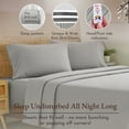 thumbnail image 3 of California Design Den 100% Organic Cotton Sheet Sets, Percale Sheets, Deep Pocket, Soft, Breathable & Cooling Bedsheets, 3 of 4