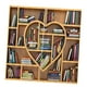 thumbnail image 1 of Cortinas 3D para habitación infantil, puerta de madera, imagen artística Estantería corazón, 1 of 8