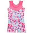 thumbnail image 2 of SILVERCELL Girls Gymnastics Leotards with Shorts 3-10Y Child Mermaid Ballet Dancewear Matching Hair Scrunchie, 2 of 3