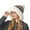 Brown, variant on TINZ Winter Warm Daily Fashionable Elastic Casual Slouchy Hat Suitable For Man And Woman Flannel Hats for Toddler Boys Women Trapper Winter Hats Goggle Hat