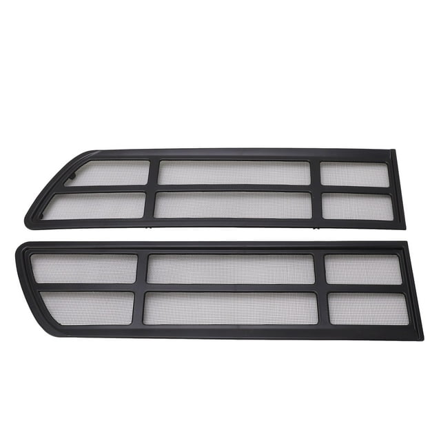 2 piezas de rejilla de entrada de flujo de aire para coche, protección UV impermeable negra, cubierta protectora de entrada de aire de repuesto para Tesla modelo Y