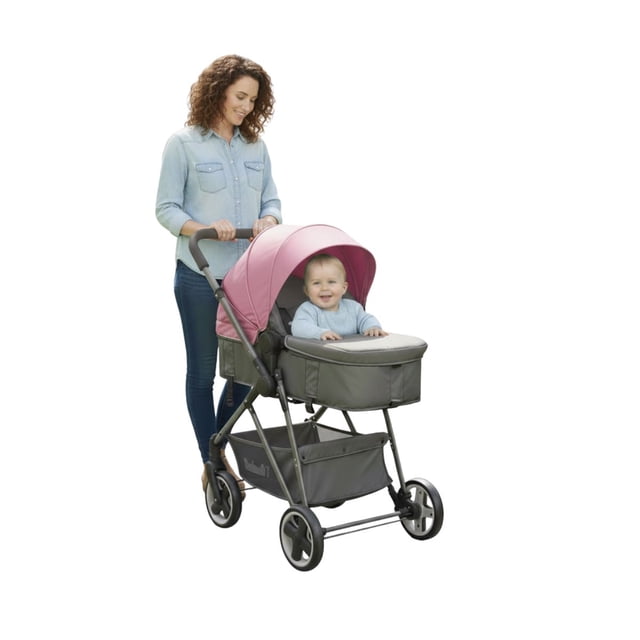 Carriola con Portabebe D´Bebe Queen Rosa