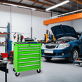 thumbnail image 3 of Rolling Tool Chest with 7 Drawer,Multifunctional Tool Box with Wheels, Mechanic Tool Storage Cabinet for Garage,Warehouse,Workshop,Green, 3 of 8