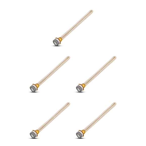 Lámpara de fragancia universal Wosthever Mecha Cuerda de algodón Base de aluminio Difusor de aceite Plata