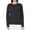 Charcoal, variant on YEMAK Women's Knit Pullover Sweater – Long Sleeve Crewneck Soft Casual Lightweight Basic Solid Knitted Top