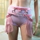 thumbnail image 2 of Cadena de Cuerpo de Cinturón Punk Zulema con Borla de Metal Rosado, 2 of 8