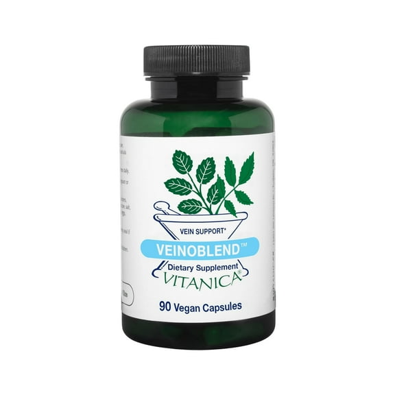 Vitanica VeinoBlend, Vein Support, Vegan, 90 Capsules