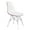 White & Purple, variant on 32.40 in. Dover Molded Side Chair with Acrylic Base, Transparent Black