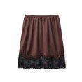 thumbnail image 2 of LMLYSoH Lace Trimmed Mini Skirt for Women Low Rise Satin Skirt Casual Summer Streetwear Skirts, 2 of 7