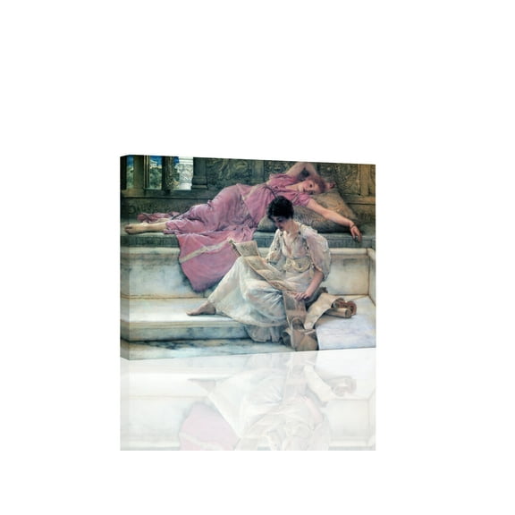 The Favourite Poet - Alma Tadema - Canvas or Print Wall Art