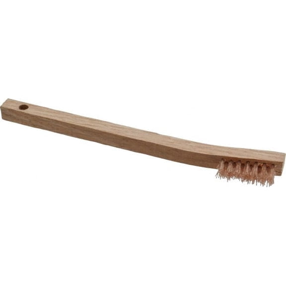 Osborn - 3 Rows x 7 Columns Polypropylene Scratch Brush - 1-7/16" Brush Length x 1-7/16" Brush Width, 7-3/4" OAL, 7/16" Trim Length (21 Pack)