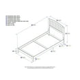 thumbnail image 5 of Richmond Twin XL Traditional Bed in White, 5 of 5