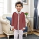 thumbnail image 2 of Gibobby Blusa Niños Camisas de vestir casuales de manga larga con botones a y manga larga para niños y niñas(Rojo, 6-7 Años), 2 of 4