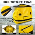 thumbnail image 3 of Bolsa de viaje MIER Waterproof Rolltop 80L Amarilla, 3 of 8
