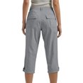 thumbnail image 6 of Fnooota Womens Capri Pants with Pockets, Summer Work Solid Color Casual Womens Capris Gray Size 2XL, 6 of 6