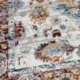 thumbnail image 4 of Luxee Designs Alexandria Floral Area Rug 8x10, Low Pile Area Rugs for Living Room, Kitchen, Bedroom - Brown, 4 of 4