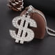 thumbnail image 2 of Qarigey Collar Cadenas Joyería delicada ajustable con diamantes de imitación Oro Blanco Dólar Rapero Accesorios Gargantilla Collares para Ropa, zapatos y accesorios Miscelánea, 2 of 6