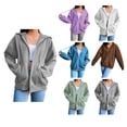 thumbnail image 3 of Sudadera con capucha para mujer sudadera con capucha para mujer sudadera con capucha para mujer sudadera con capucha de color puro para mujer Sudadera con capucha para mujer ANGGREK Otros, 3 of 6