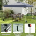 thumbnail image 5 of GVN Backyard Garden Canopy, Camping Canopy Screen Tent,10 X 10 FT Pop up Canopy Tent with 1 Sidewall and Wheeled Bag-Gray, 5 of 11