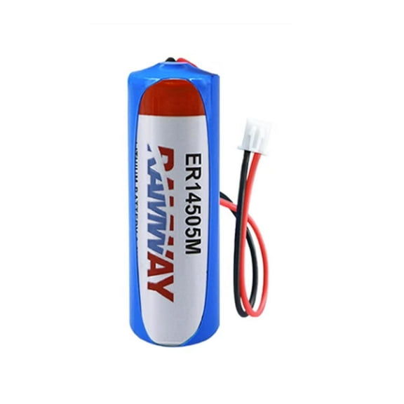 TrendyChic (1-Pack) ER14505M 3.6V 2200mAh Non-Rechargeable Lithium Sulfite Chloride Battery with White Plug for ER14505M Battery