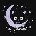 thumbnail image 2 of Sanrio Women's Chococat Stars Moon Juniors Boyfriend Fit Short Sleeve T-Shirt, 2 of 3