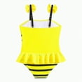 thumbnail image 3 of Gubotare Baby Bathing Suit Infant Baby Girl One Piece Swimsuit Toddler Sleeveless Beach Bikini Bathing Swimwear 18 24 Months (Yellow,18-24 Months), 3 of 9