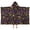 Jack Olantern Halloween, variant on Jack Olantern Halloween Pattern Hooded Bath Towel,50"x30" for Ages 3 To 12 Kids, Quick Dry Lightweight Soft Microfiber Hood Beach Towel Cover Up for Kids