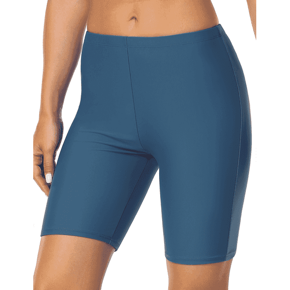 Mycoco Women's Swim Shorts UPF 50 Swim Bottom Multi-Functional Board Shorts Rash Guard