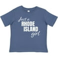 thumbnail image 3 of Inktastic Just a Rhode Island Girl Born and Raised Girls Baby T-Shirt, 3 of 5