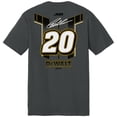 thumbnail image 3 of Men's Joe Gibbs Racing Team Collection  Charcoal Christopher Bell DeWalt Tri-Blend T-Shirt, 3 of 3
