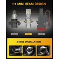thumbnail image 3 of Bombillas LED FAHREN H13/9008, 6000 LM, 6500 K, luz blanca fría, IP68, 3 of 7