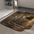 thumbnail image 2 of 1pc Brown Bear in Forest Absorbent Non-Slip Bathroom Thickened Flannel Rug Decor,Soft,Quick Drying,Suitable For Indoor/outdoor Use,Bathrooms,Bedrooms,Kitchens,Terrace,Laundry Rooms,16"x24", 2 of 9